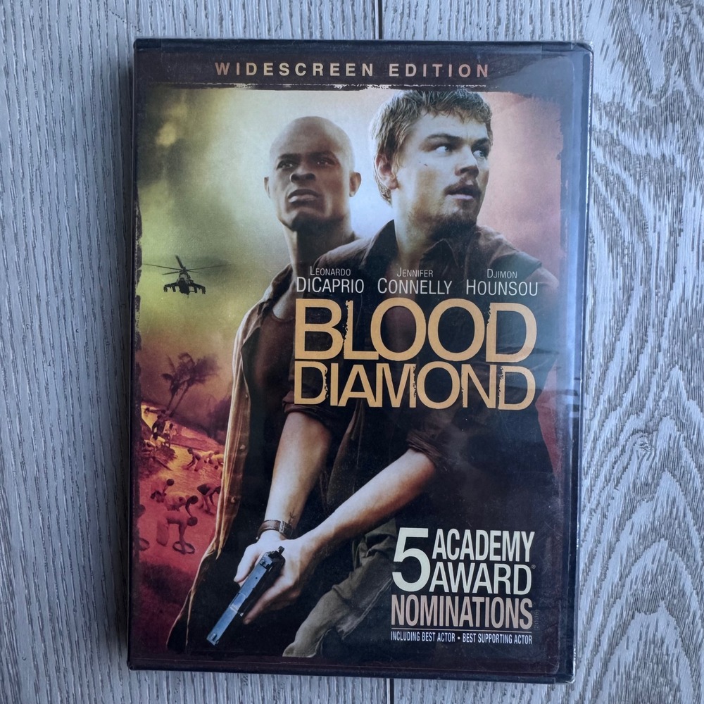 Blood Diamond DVD Widescreen Edition Leonardo DiCaprio New Sealed Action Movie